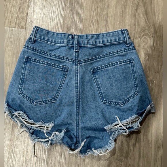 PRINCESS POLY HOODWINK DENIM SHORTS - Picture 6 of 7